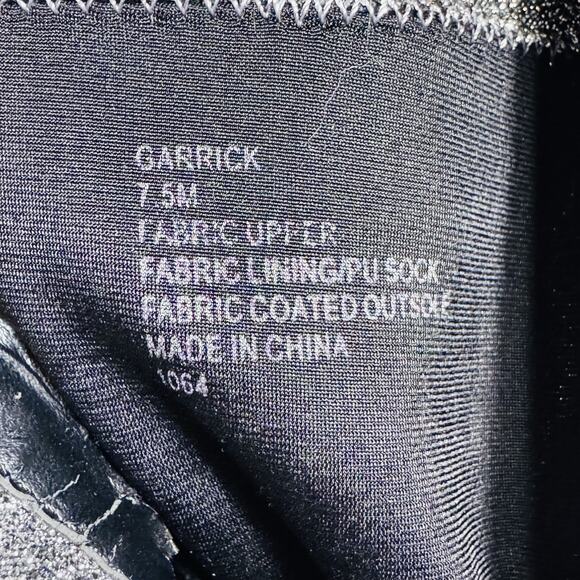 Steve Madden Garrick Silver Sparkle Block Heel Ankle Boots Womens sz 7.5 - Picture 7 of 8